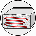 в бетон